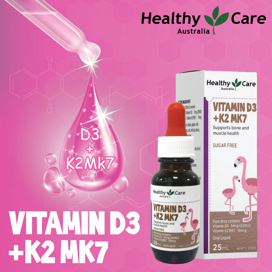 Vitamin D3K2 Mk7 Healthy Care